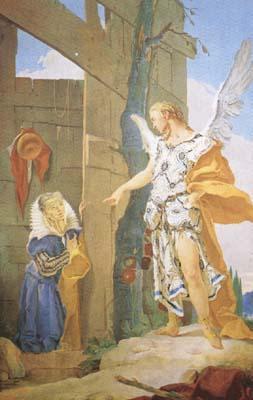 Giovanni Battista Tiepolo Sarah and the Archangel (mk08) France oil painting art